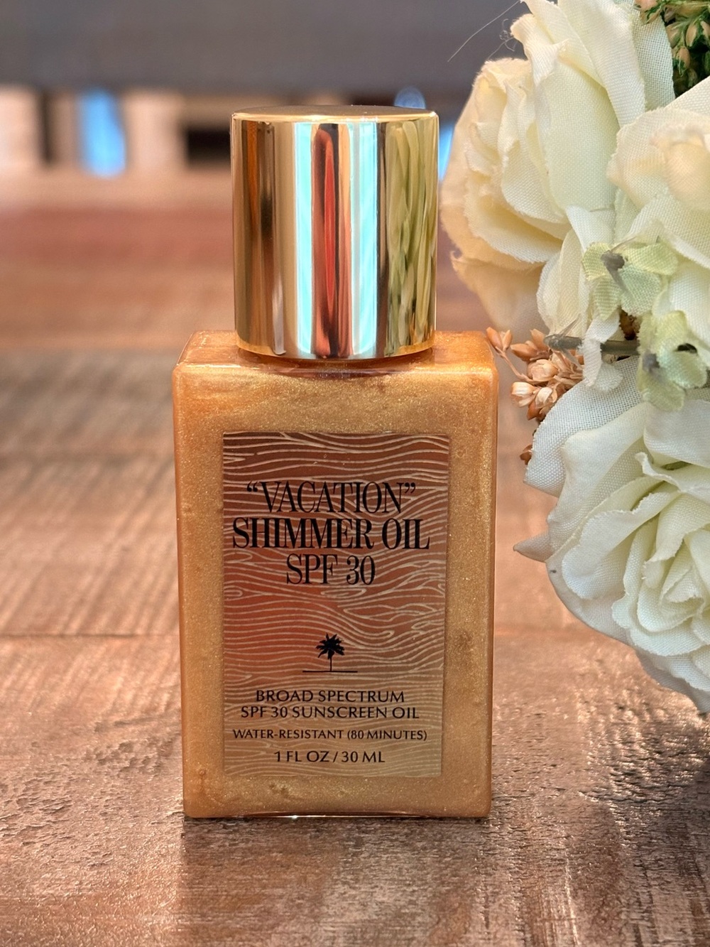 NEW Vacation SHIMMER OIL with SPF 30 Sunscreen ☀️ Mini!